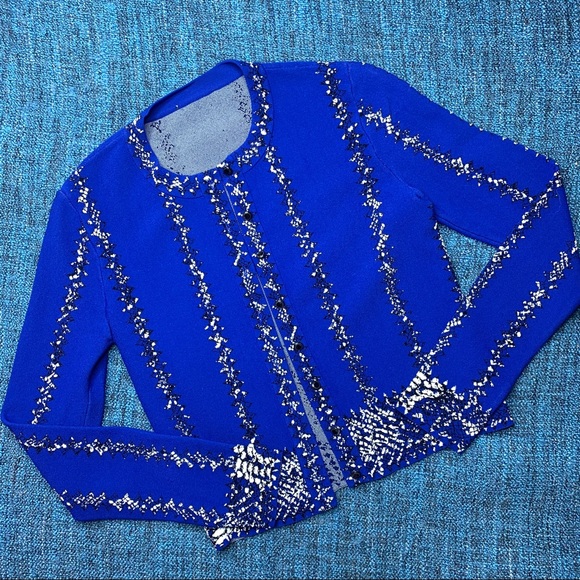 alexander mcqueen blue sweater
